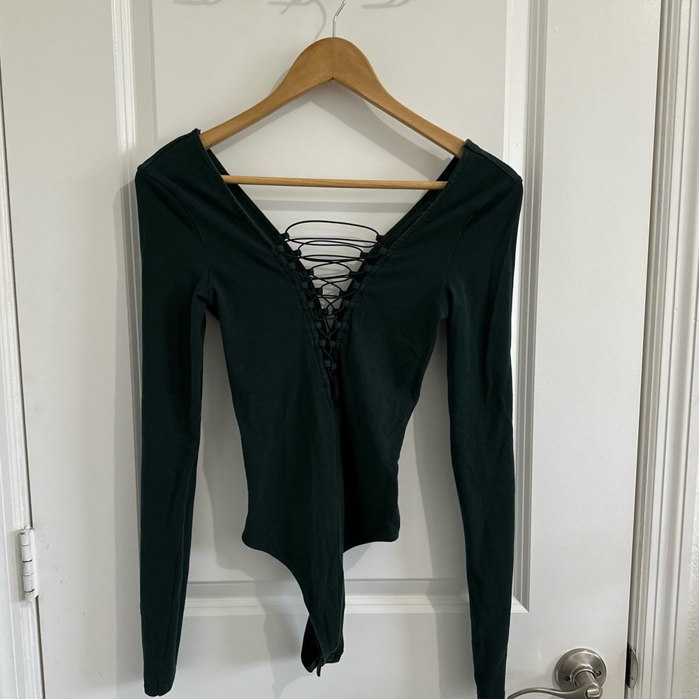 Green body suit